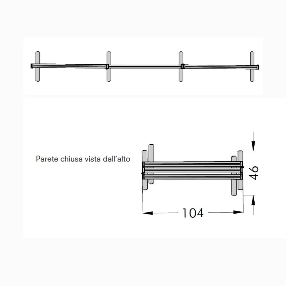 Закрывающаяся офисная перегородка с колесами STUDIO T Twist ARCH-00119694 - Вид №11