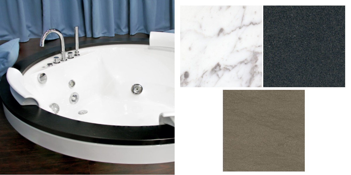 Ванна встроенная с гидромассажем "TOP AQS" Nova 9Q43-542 Jacuzzi 9Q43542 - Вид №1