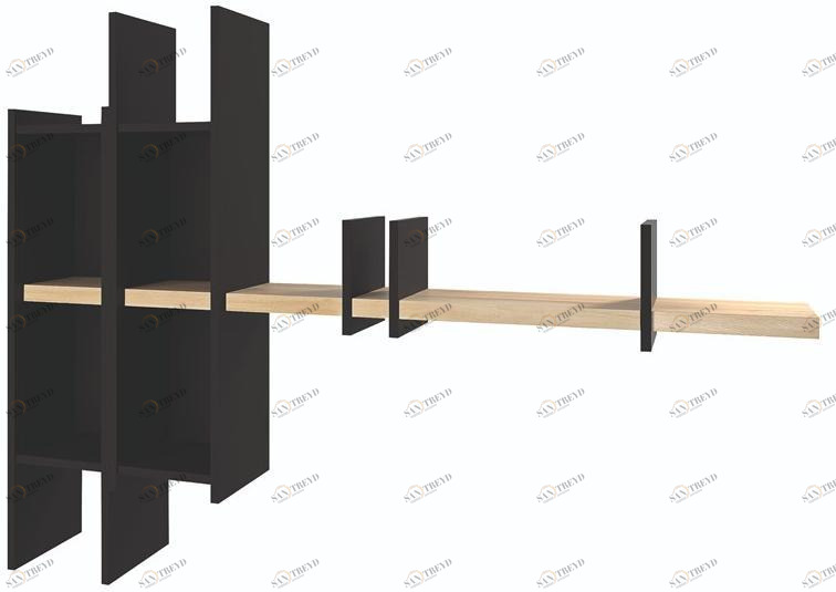 GAUTIER Открытый подвесной книжный шкаф Natura 1d16320