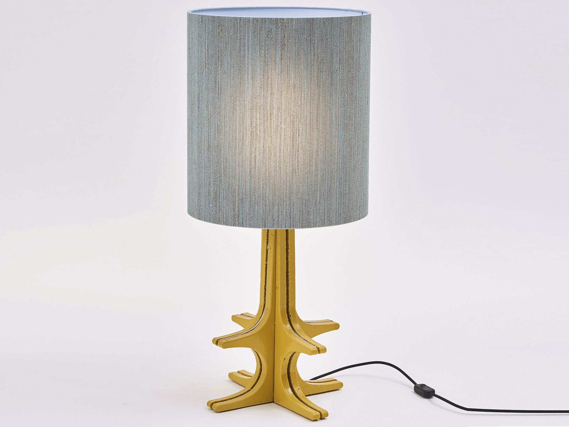 Керамическая и конопляная настольная лампа Paolo Castelli Greenkiss ARCH-00095304