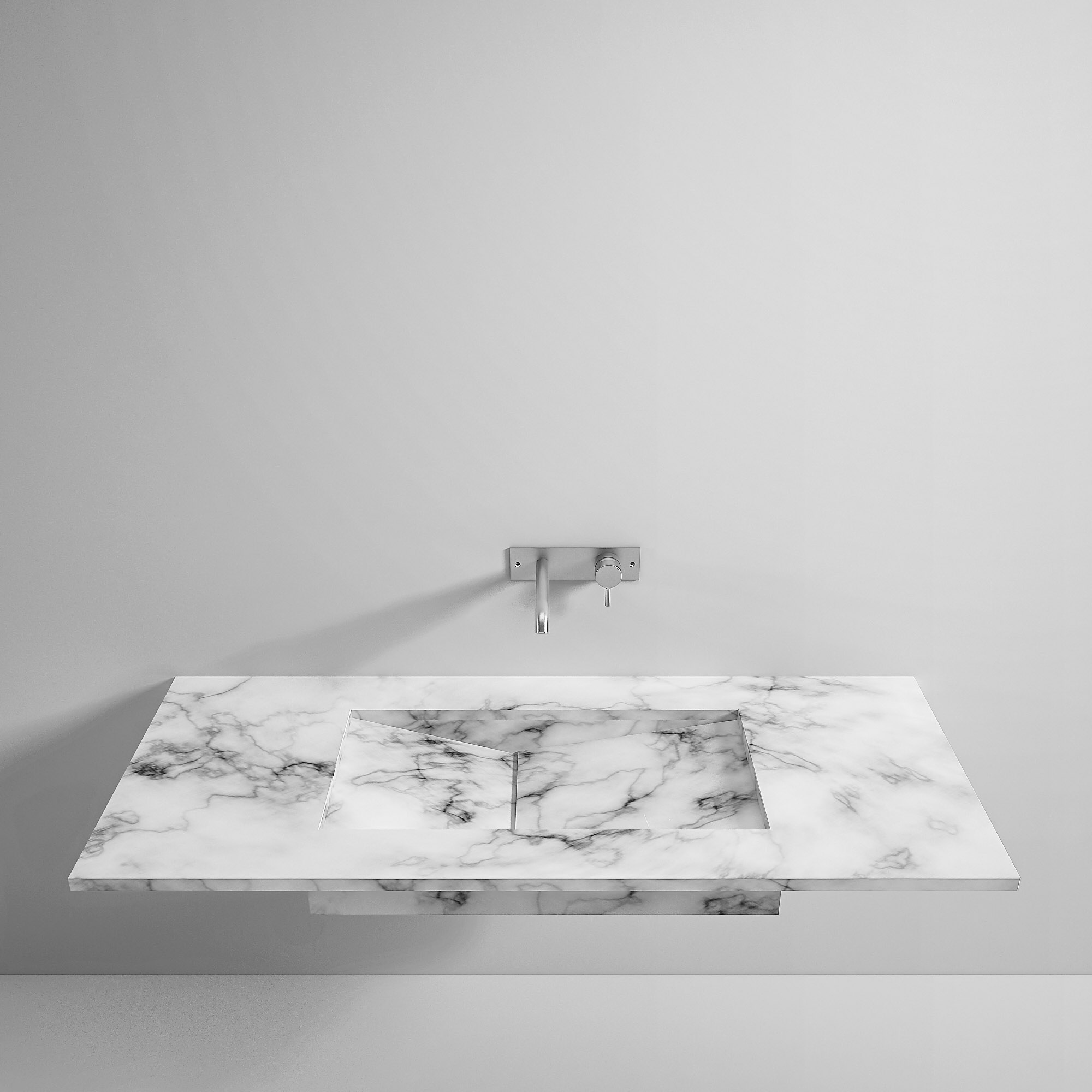 Rexa Design Столешница из мрамора с умывальником D_taglio REXA-ST109 