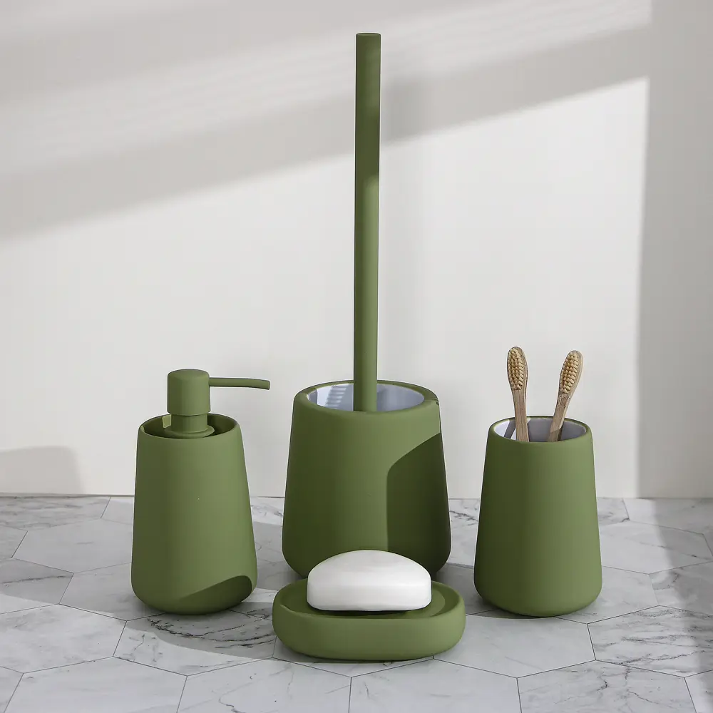 89380341 Дозатор для жидкого мыла Iddis Olive LMOLC00i46 керамика цвет зеленый STLM-1571381 - Вид №1