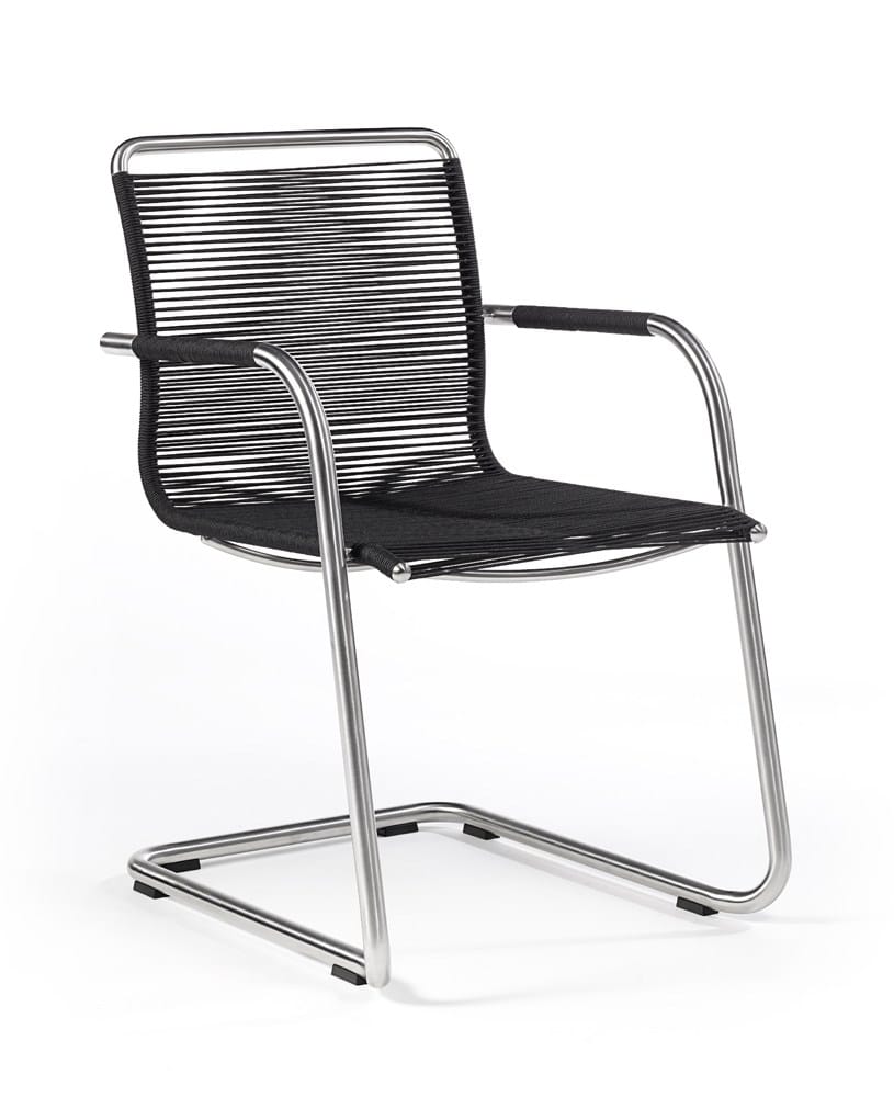 Веревочный консольный садовый стул с подлокотниками FISCHER MÖBEL качели ARCH-00048522 - Вид №1