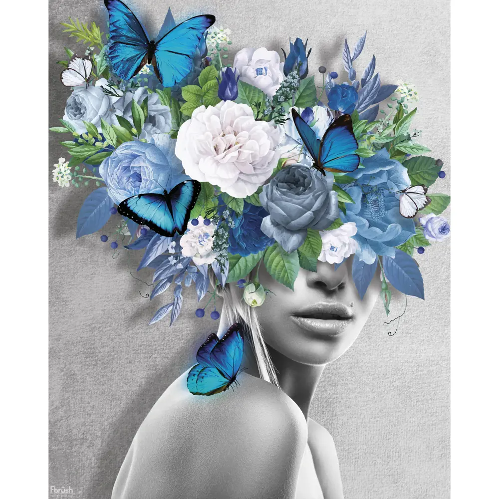 Картина на холсте "Сад мыслей" 40x50 см FBRUSH STLM-2212322