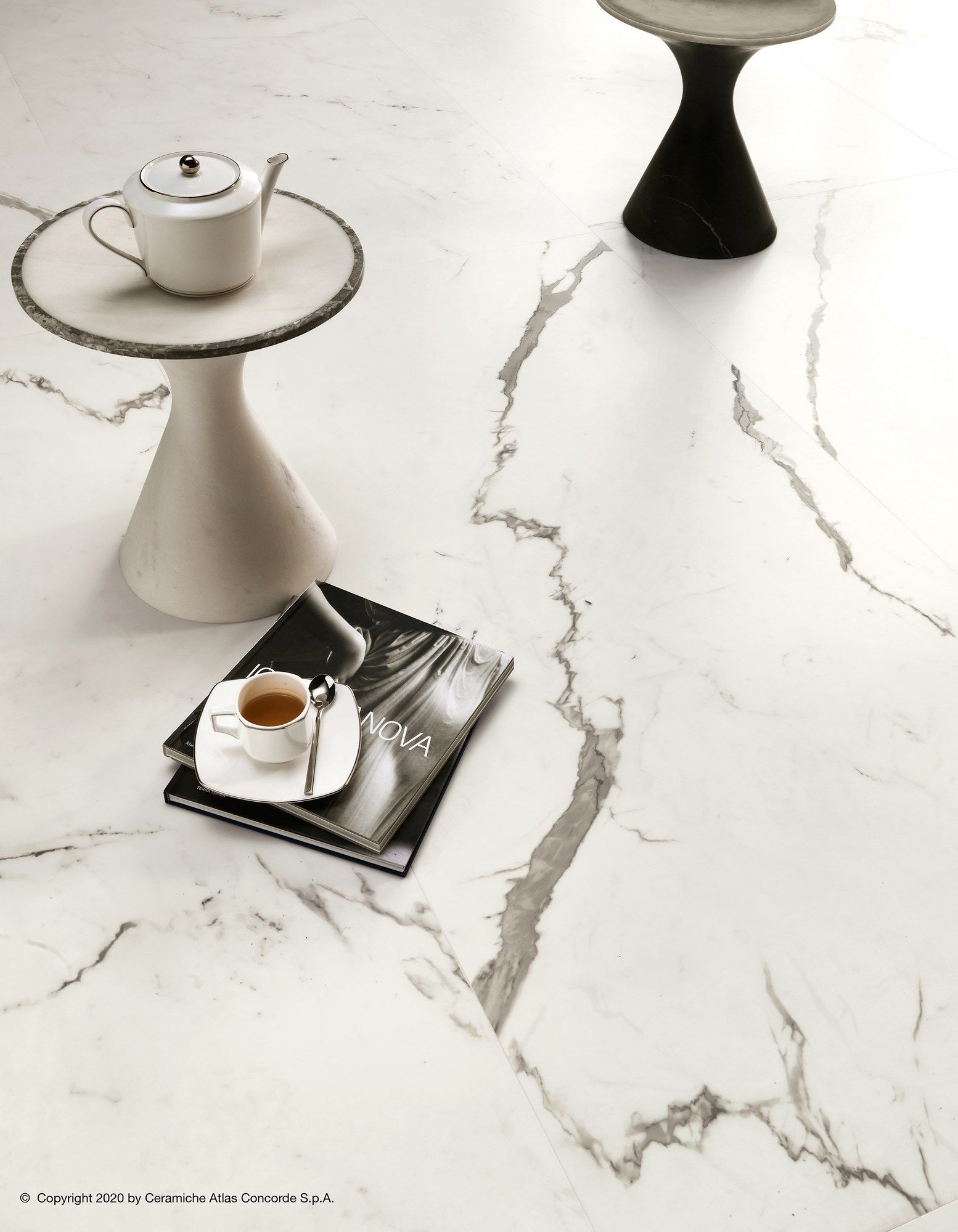 Пол из керамогранита с мраморным эффектом Atlas Concorde Marvel Shine ARCH-00045897 - Вид №22