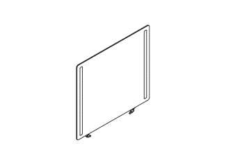 801.01B400 Зеркало со светодиодной подсветкой базовое HEWI Edition matt | Polyamid  - Вид №7
