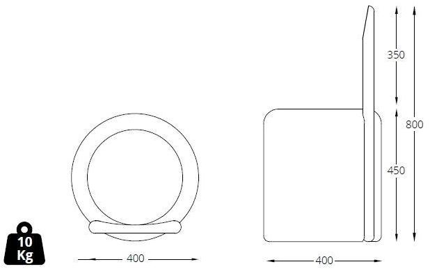 BlackCork Стул из пробки с открытой спинкой Omega sun-id-1447504 - Вид №8