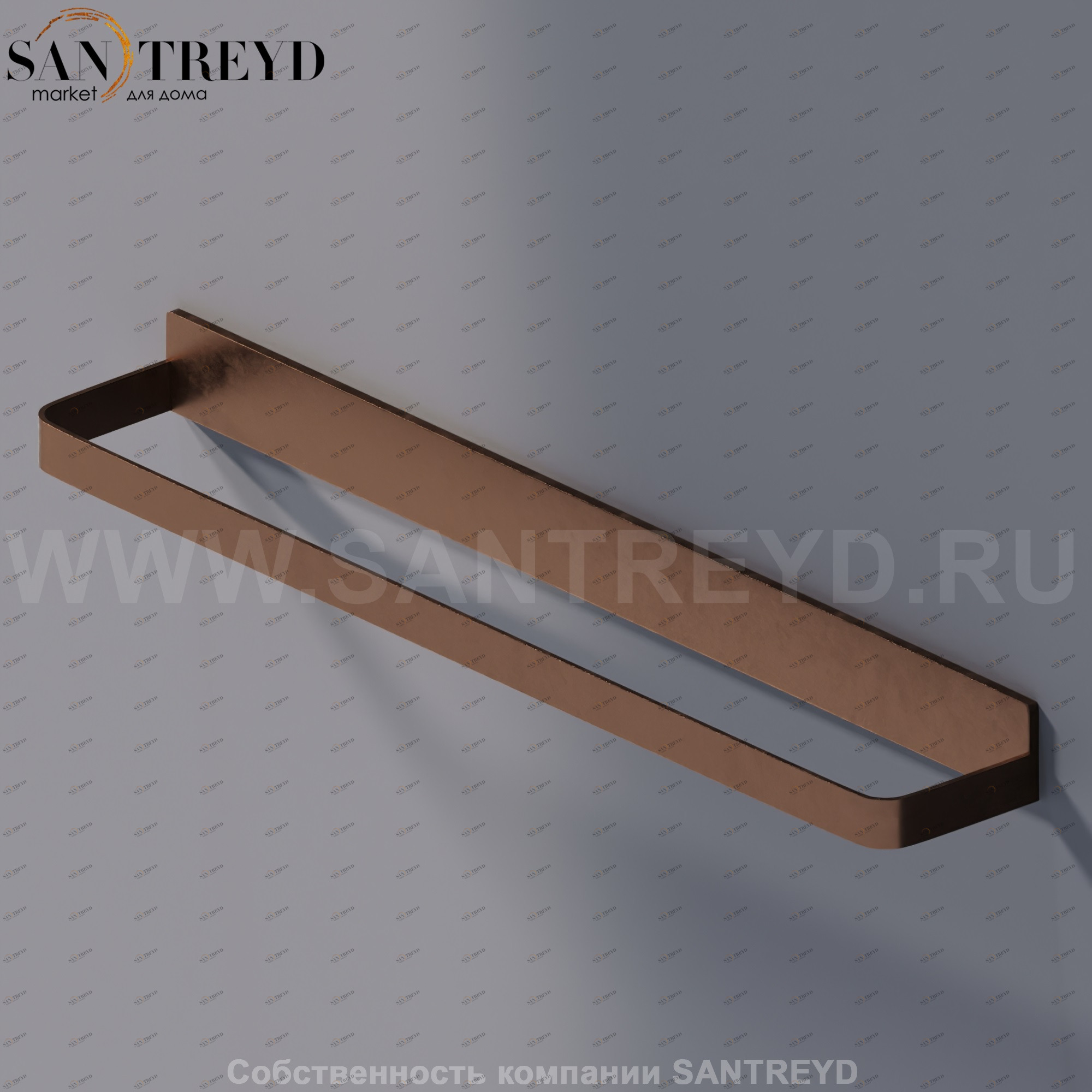 Agape MEMORY Полотенцедержатель 60 см темный бронзовый AMEM859BR