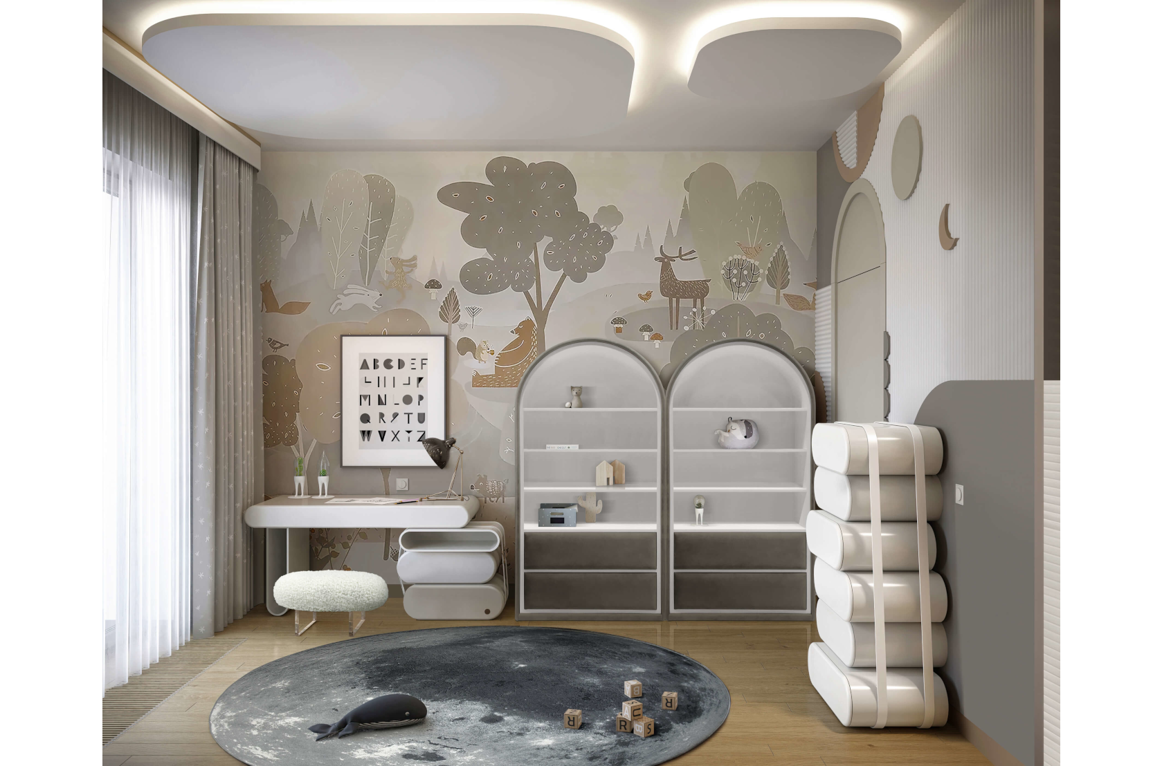 CIST486 Детский письменный стол Мечтать Circu  - Вид №10