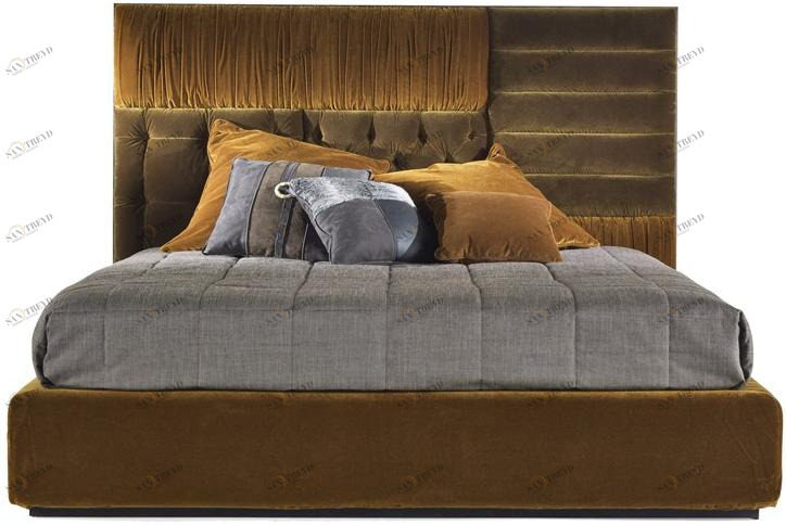 Gianfranco Ferré Home Кровать king size с обивкой из ткани с высоким изголовьем sun-id-1409621