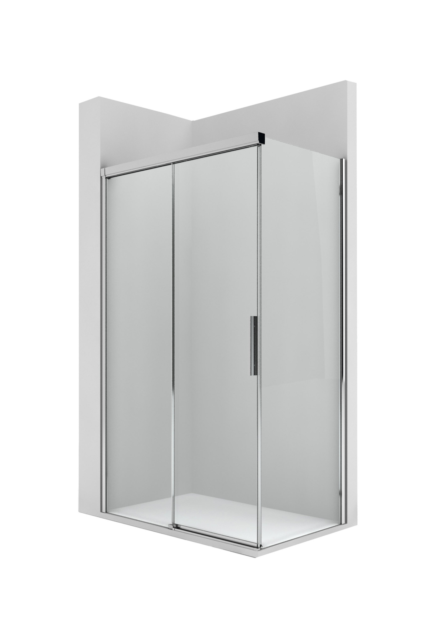 AM277.........+AM279......... L2 + LF-C - Душевая панель с 1 раздвижной панелью + 1 фиксированная + 1 фиксированная сторона ROCA Fusion