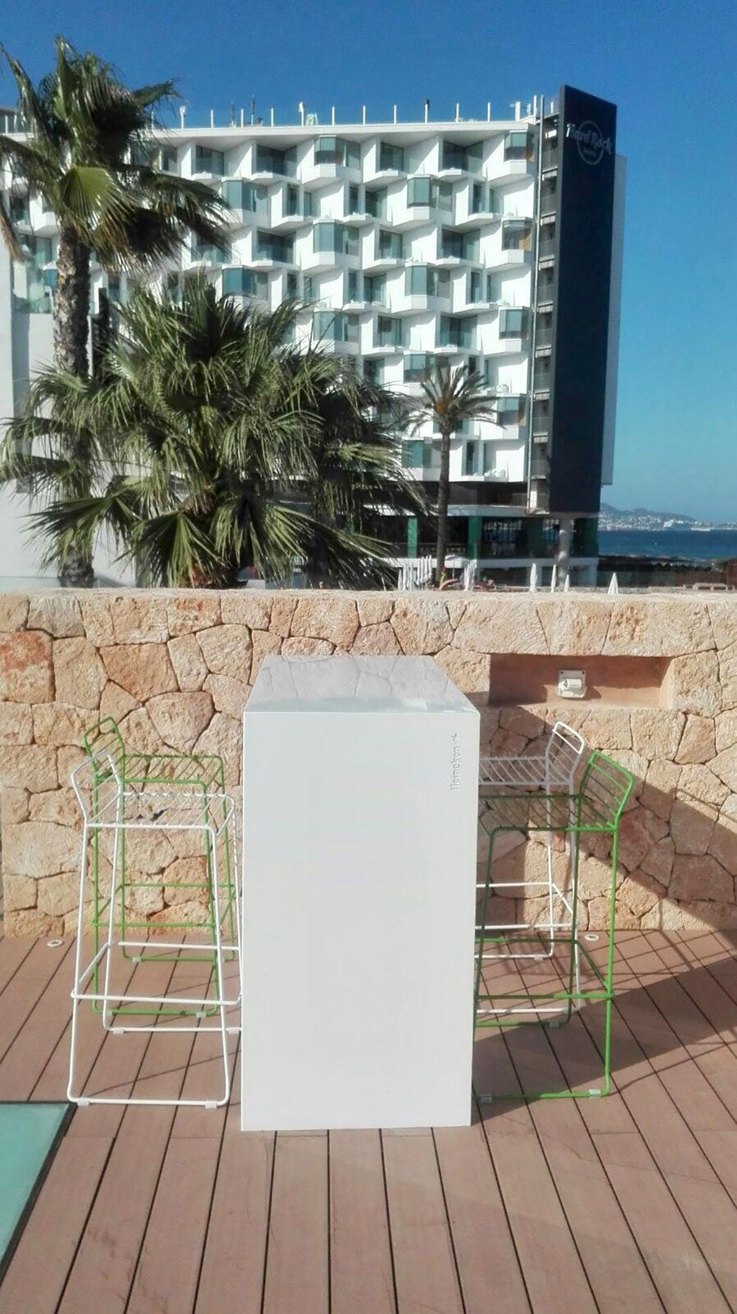 Стальной высокий садовый стул iSimar ARCH-00024042 - Вид №1