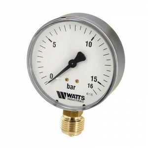 Манометр радиальный F+R200 1/2" 100 мм WATTS Ind 16 бар