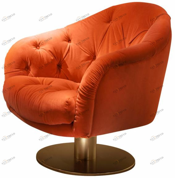 SOFTHOUSE Поворотное кресло из ткани с тафтингом sun-id-1379300