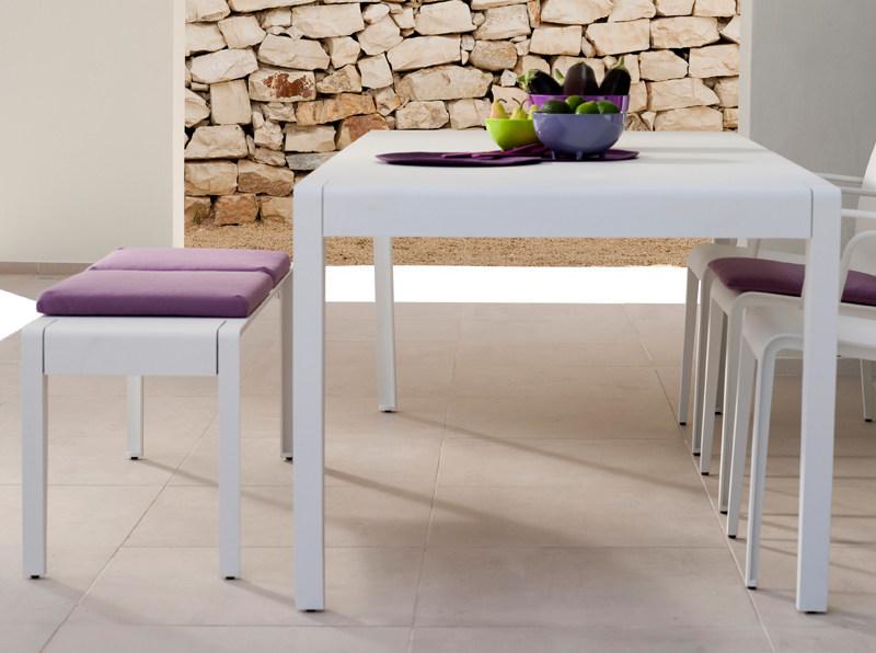 TRIBÙ Садовая скамейка из алюминия Mirthe 07436/07434 - Вид №6