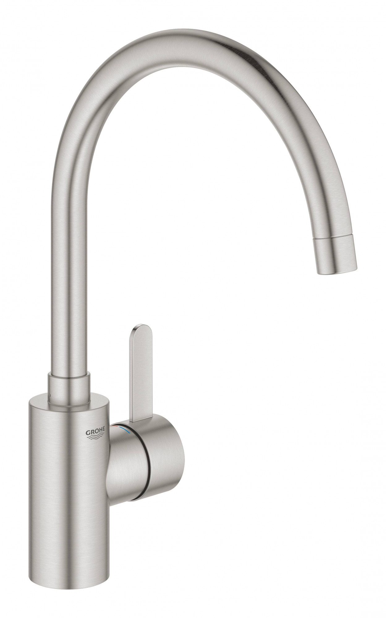 Смеситель для кухни GROHE Eurosmart Cosmopolitan, высокий излив, суперсталь (32843DC2)