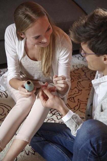 GAN Ковер из шерсти с рисунком Chain stitch sun-id-1481639 - Вид №5