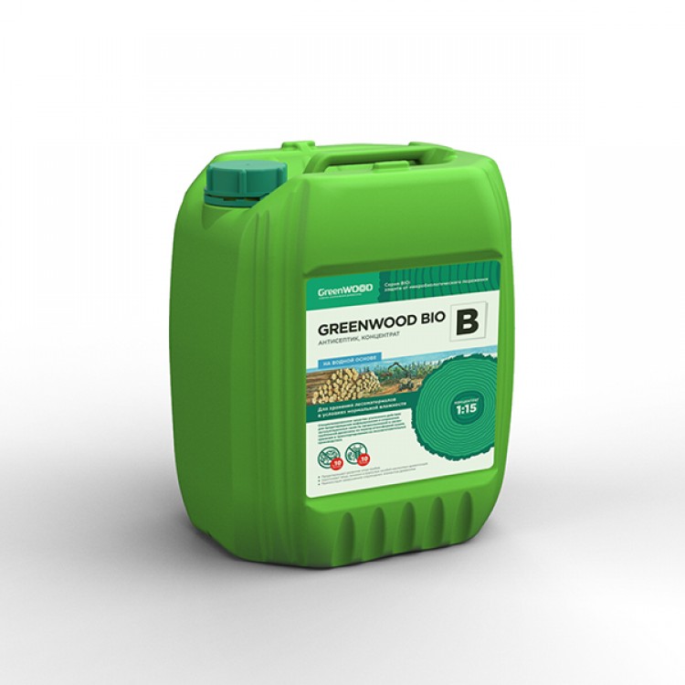 GWB-ВK/10 GreenLAB GREENWOOD BIO B Концентрат, 10 л, Антисептик 