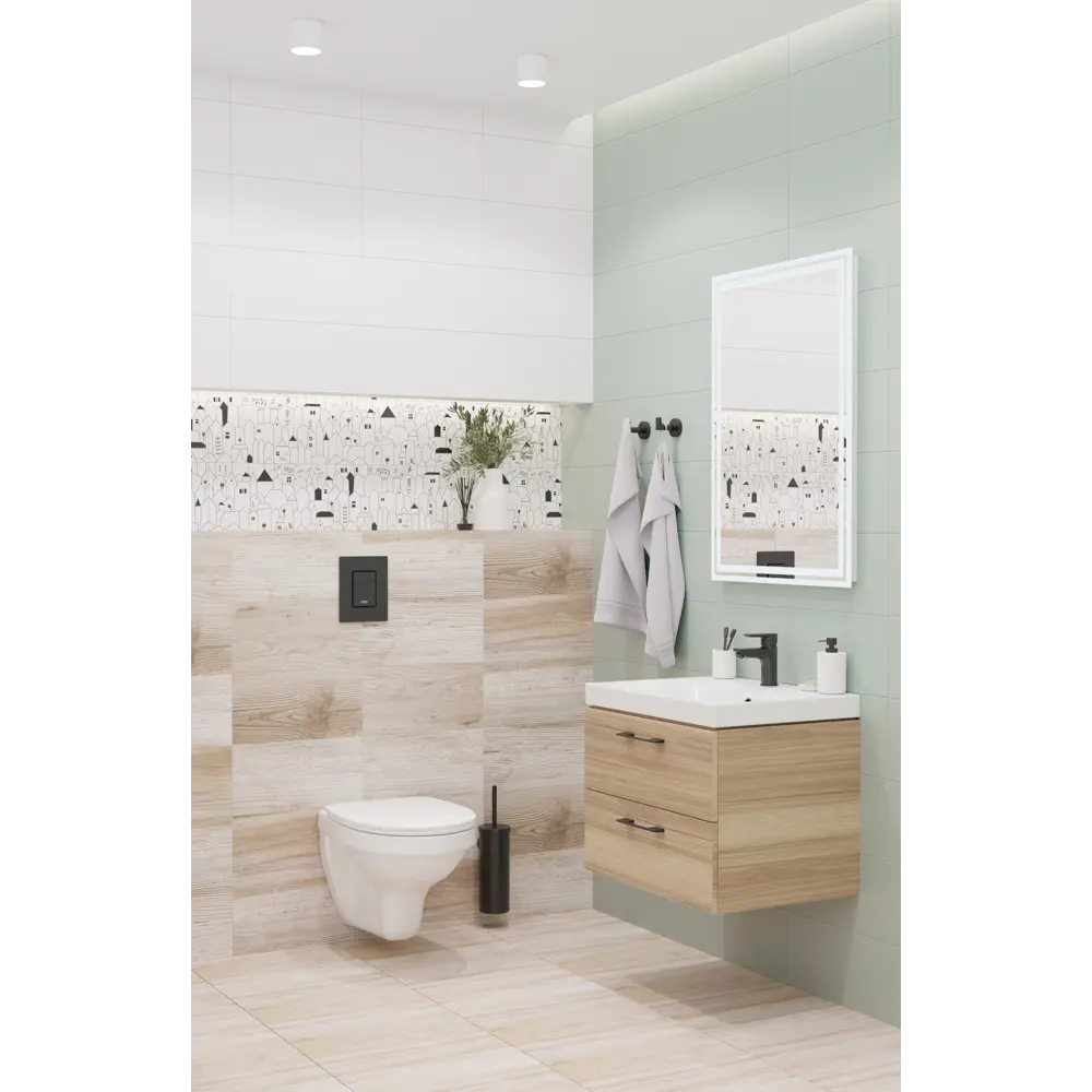 Плитка настенная LB Ceramics Моана 19.8x39.8 см 1.58 м² цвет шалфей STLM-2201132 - Вид №3