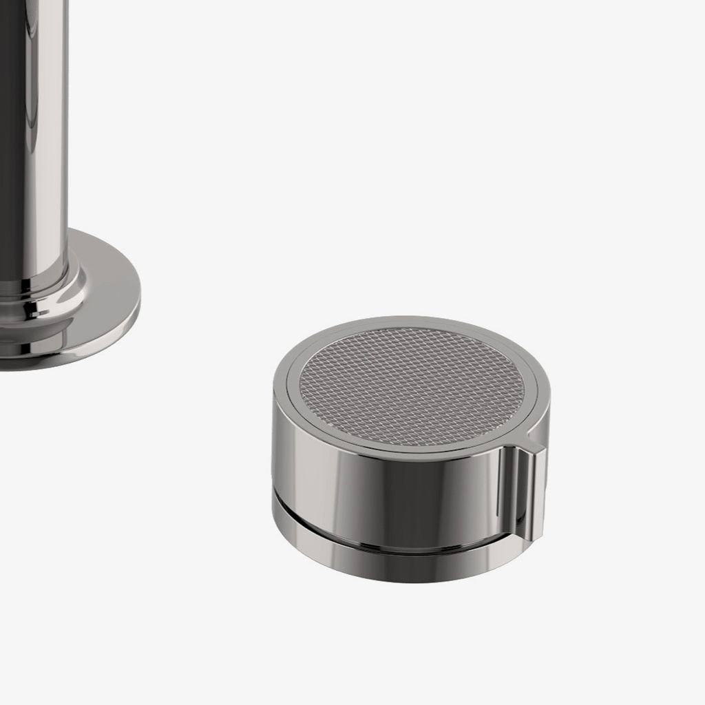 BLS25C Смеситель для унитаза серии Bond Union на гусиной шее с ручками с гильошированными звеньями Waterworks - Вид №1