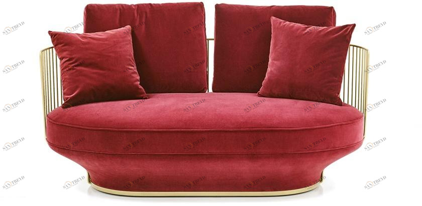 Wittmann 2-местный тканевый диван Paradise bird sun-id-1466999