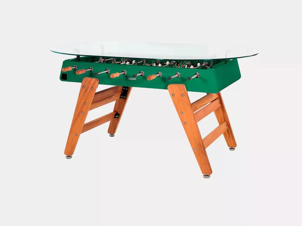 Овальный обеденный стол из стали и ироко со стеклянной столешницей RS Barcelona RS3 WOOD ARCH-00034979 - Вид №25