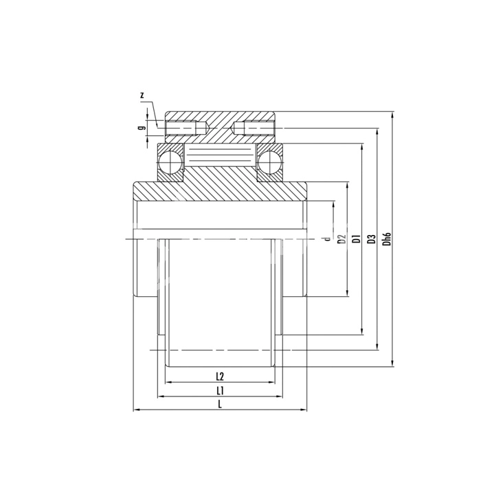 IS911 Обгонная муфта GL90 (GFR90) ISKRA  - Вид №2