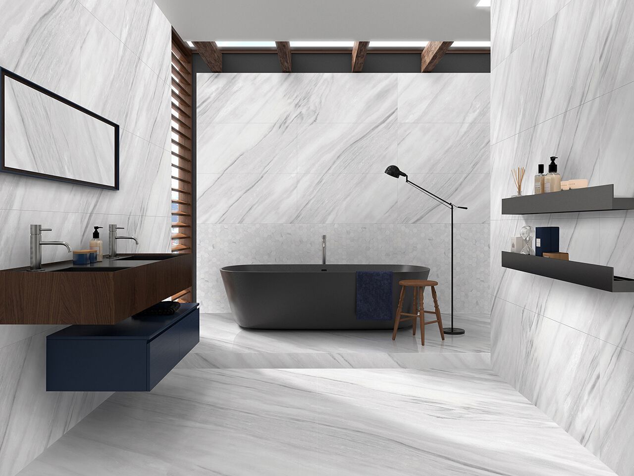 Мраморный пол / покрытие GANI MARBLE TILES BARDIGLIO ARCH-00101018 - Вид №1