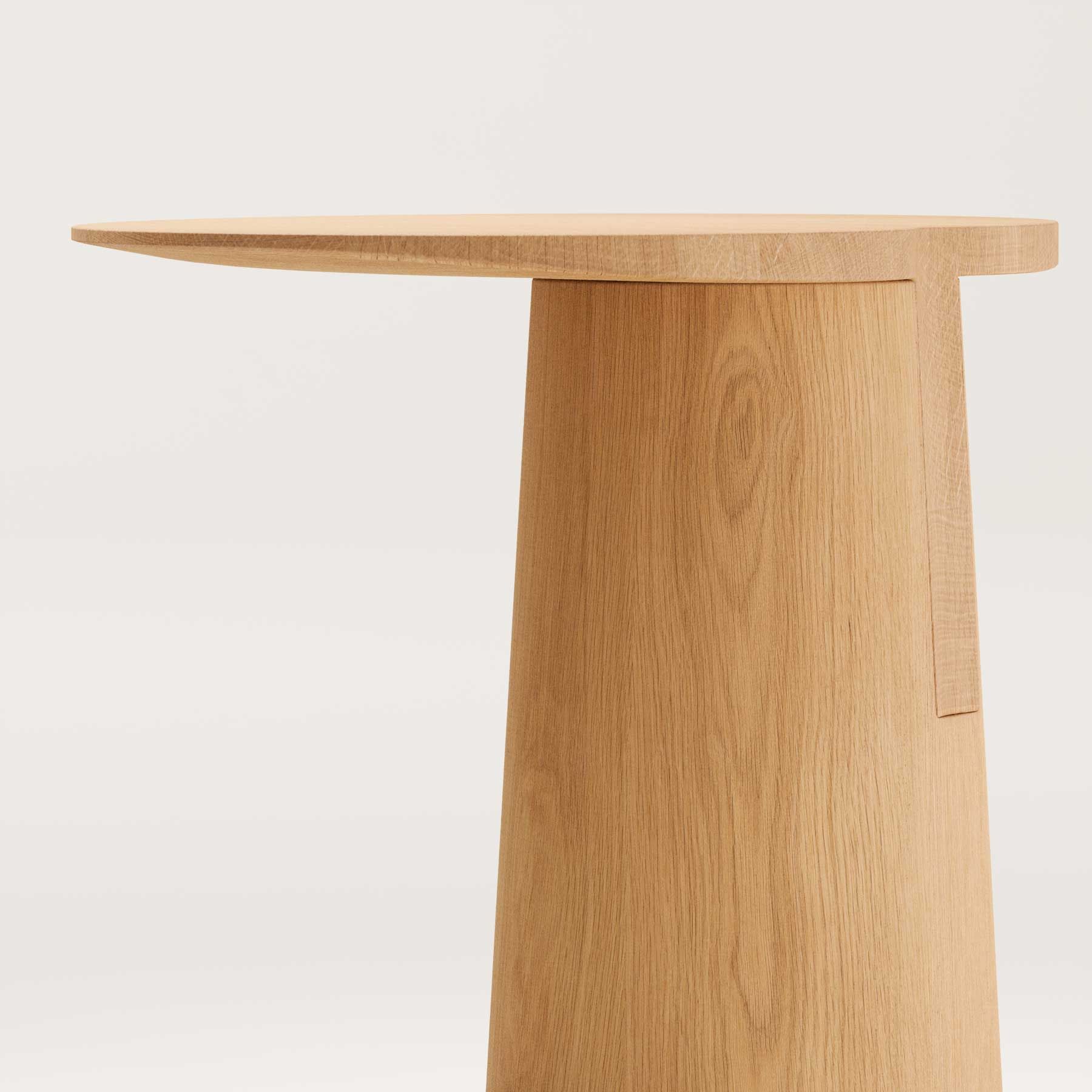 Овальный журнальный столик из дерева и травертина Wewood Anchor ARCH-00117262 - Вид №6