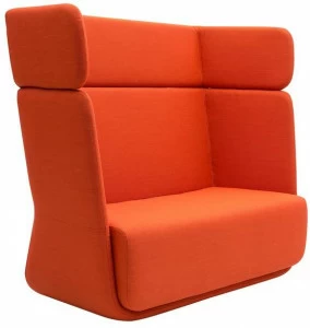 SOFTLINE Диван из ткани с высокой спинкой Basket