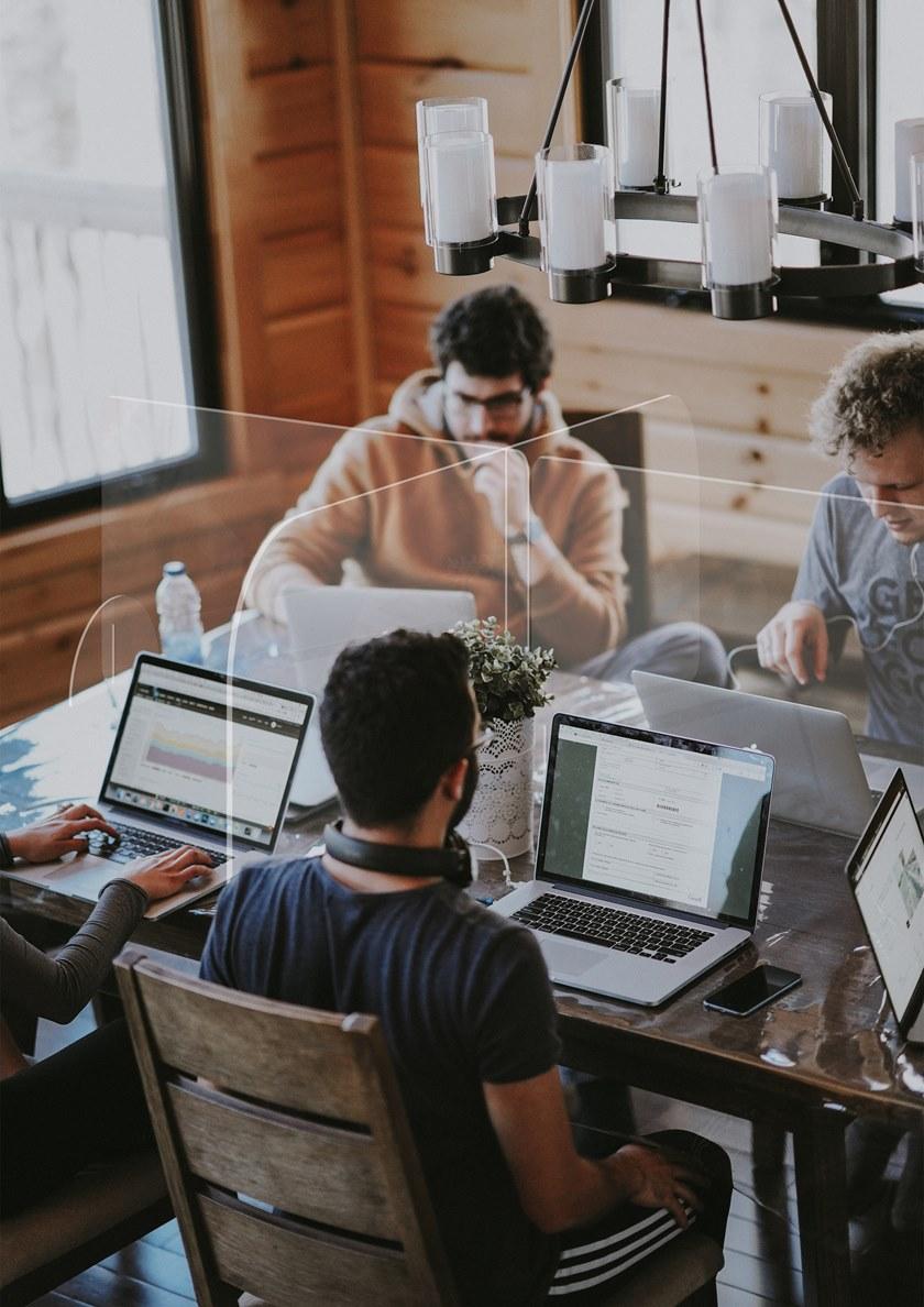 Slalom Настольная перегородка из акрилового стекла sun-id-1464153 - Вид №5