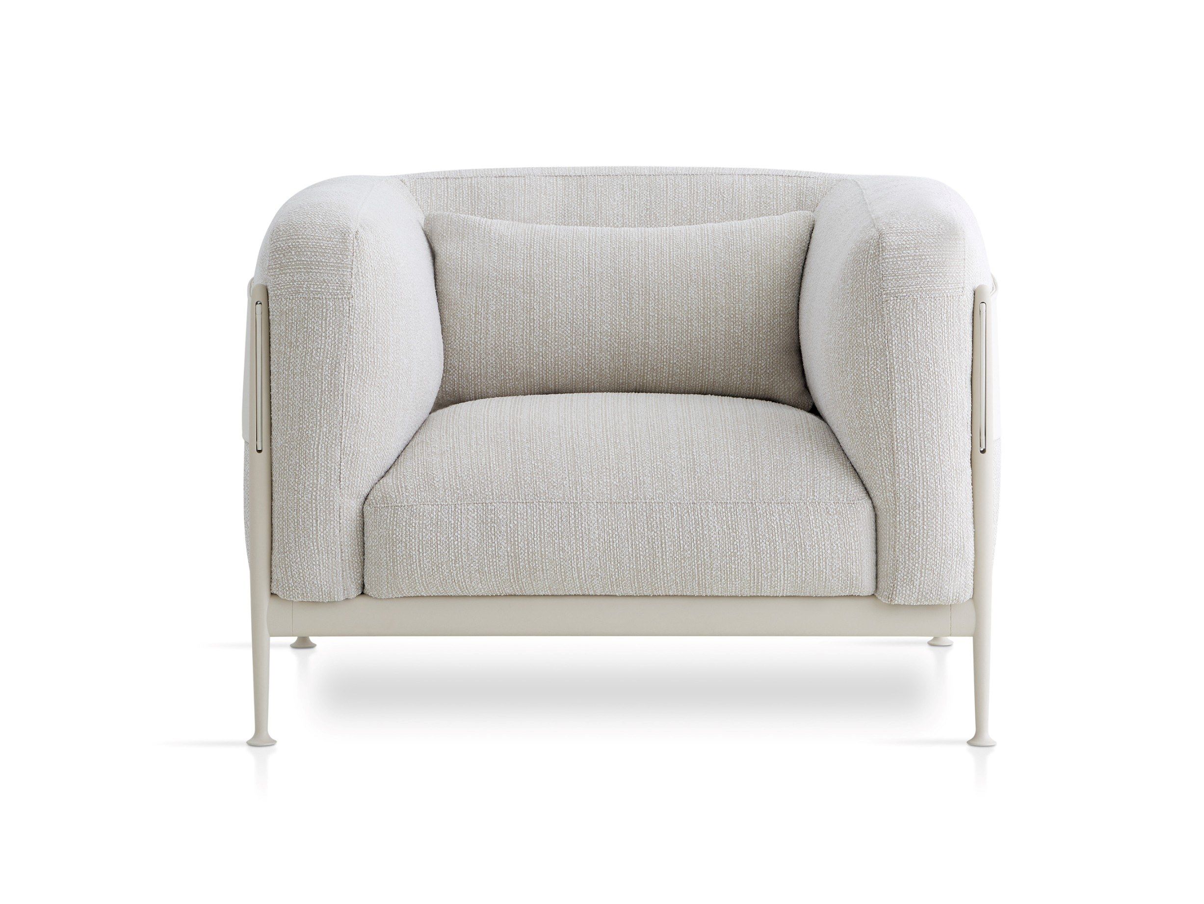 Мягкое тканевое садовое кресло с подлокотниками EXPORMIM Obi ARCH-00076417 - Вид №1