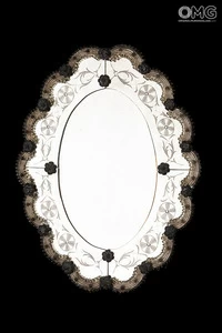 3630 ORIGINALMURANOGLASS Венецианское зеркало Исидор - муранское стекло OMG  см