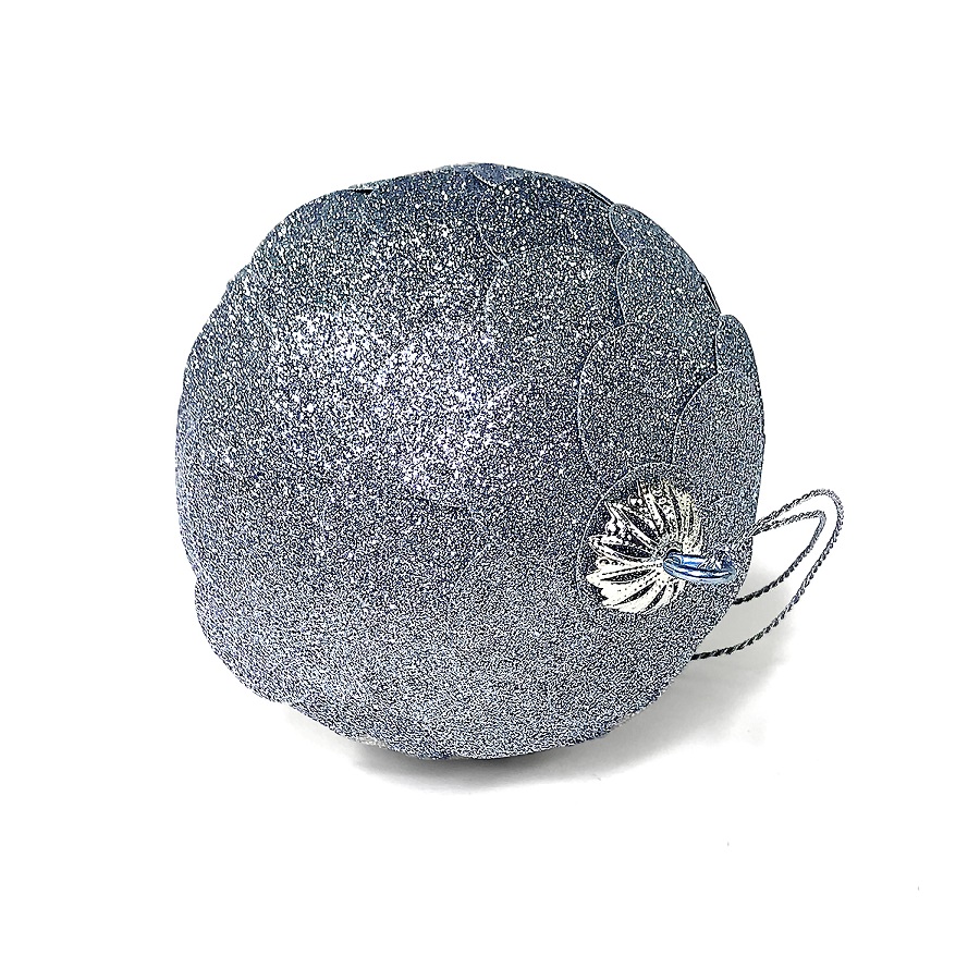 en_ny0073 Шар новогодний декоративный paper ball, серебрянный EnjoyMe  - Вид №1