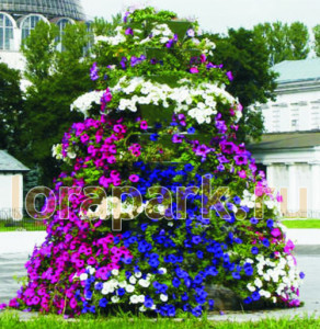 PG4C8-VO.P Пирамида ГАРСИЯ 4 грани, цветочная пирамида вертикального озеленения LAB.Space