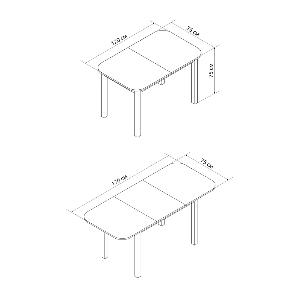 Стол кухонный овальный Delinia Тулуза 75x120 см дерево цвет серый STLM-2050898 - Вид №10