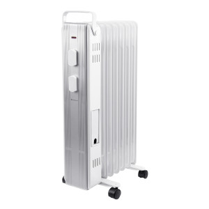9169998 Масляный обогреватель OBSIDIAN BS-OH2000A белый