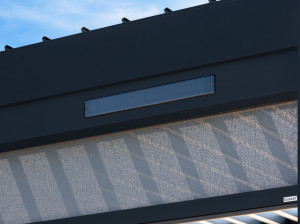 Ткань солнечной энергии моторизованный тент