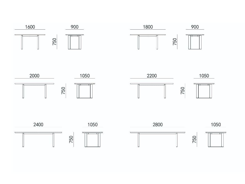 Прямоугольный каменный обеденный стол HC28 maison Plegat ARCH-00104918 - Вид №2