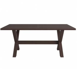 Обеденный стол деревянный прямоугольный 190 см N2 Tenerife FURNITERA  120360 Коричневый