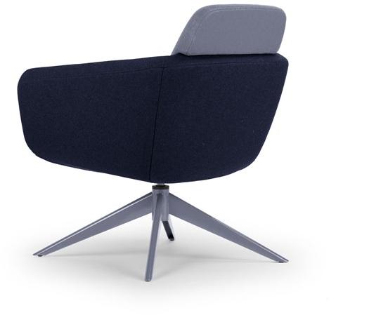 True Design Кресло из ткани с подлокотниками Arca Aa 8090 - Вид №4