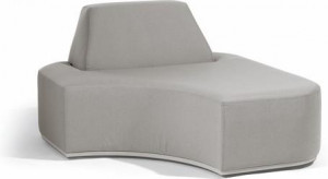 Левое угловое сиденье морской текстиль песочный Manutti Moon Island