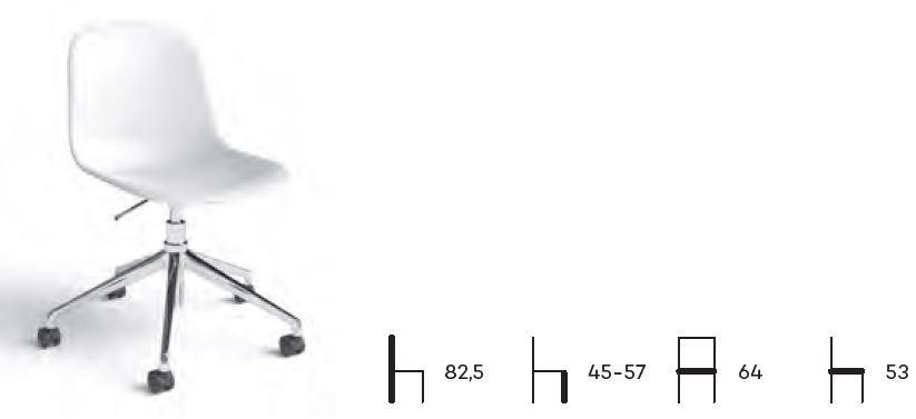 arrmet Вращающееся офисное кресло из ткани на колесиках Máni fabric sun-id-1488006 - Вид №1