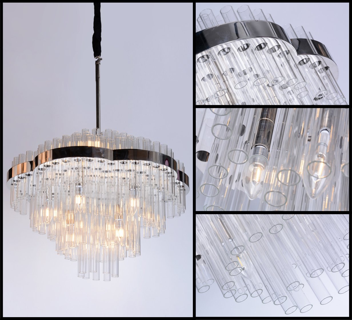 Люстра Chemistry nickel от Delight Collection никель GP15071-L nickel DELIGHT COLLECTION ДИЗАЙНЕРСКИЕ 247072 Никель  - Вид №2