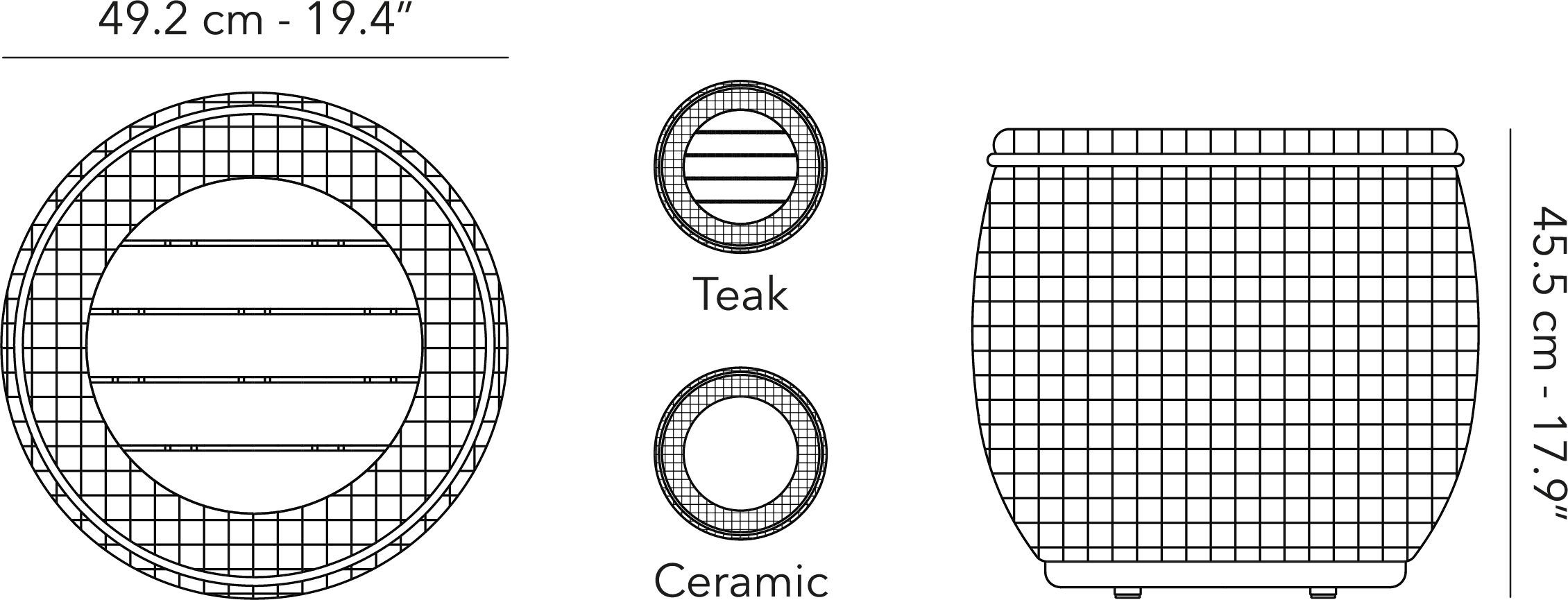 Круглый журнальный столик Jardinico ARCH-00141408 - Вид №2