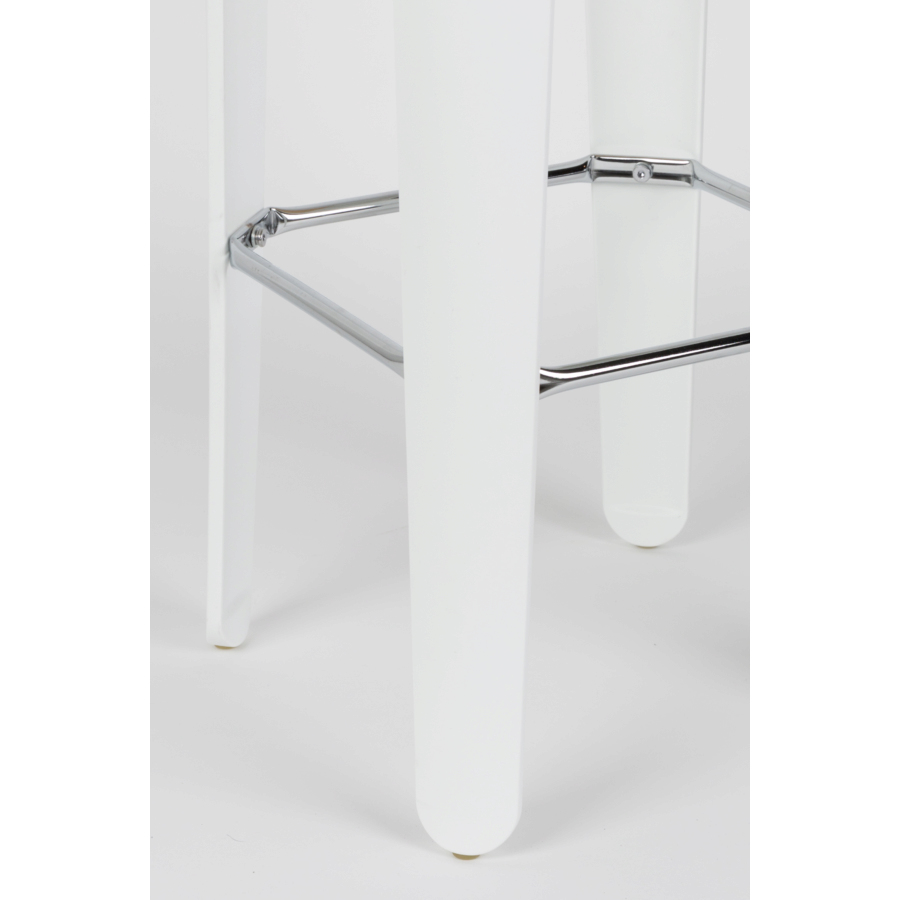 Стул барный Up-High белый White Label Living 1500239 - Вид №4