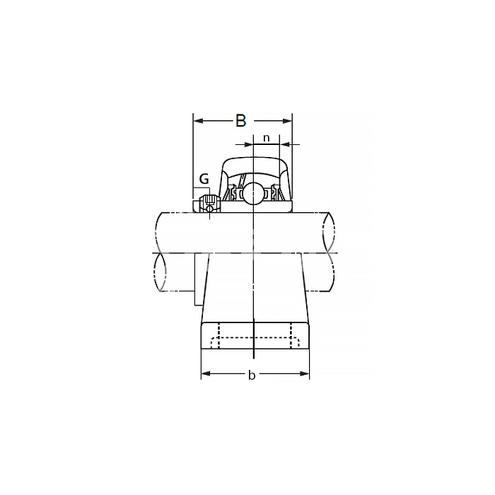 IS1954 Подшипниковый узел UP005 ISKRA  - Вид №2