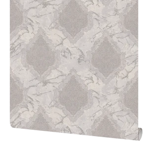 Обои флизелиновые Euro Decor Sultan светло-серые 1.06 м 7135-11