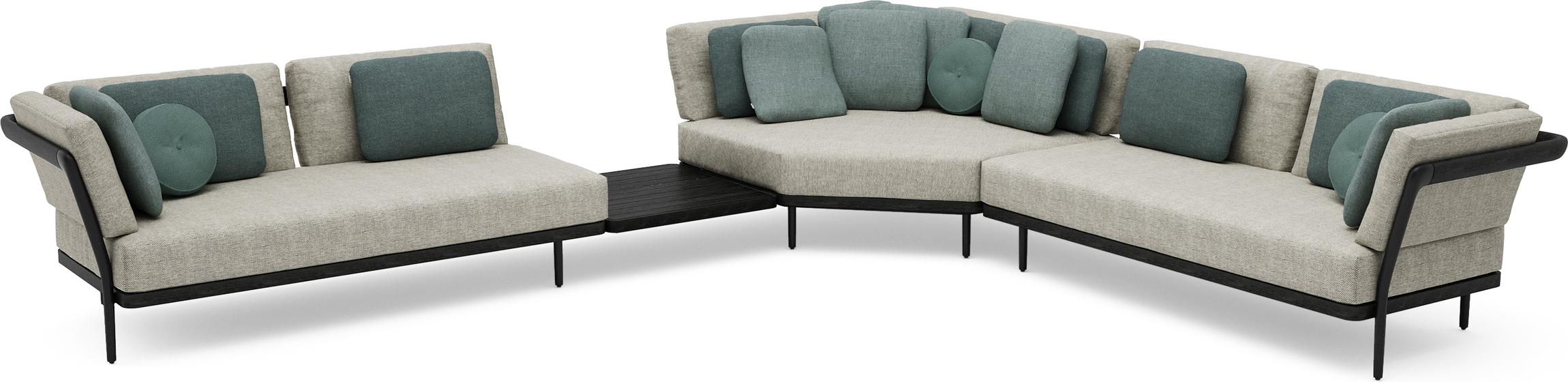 MNST277 Concept 1 teak nero черный Manutti Flex