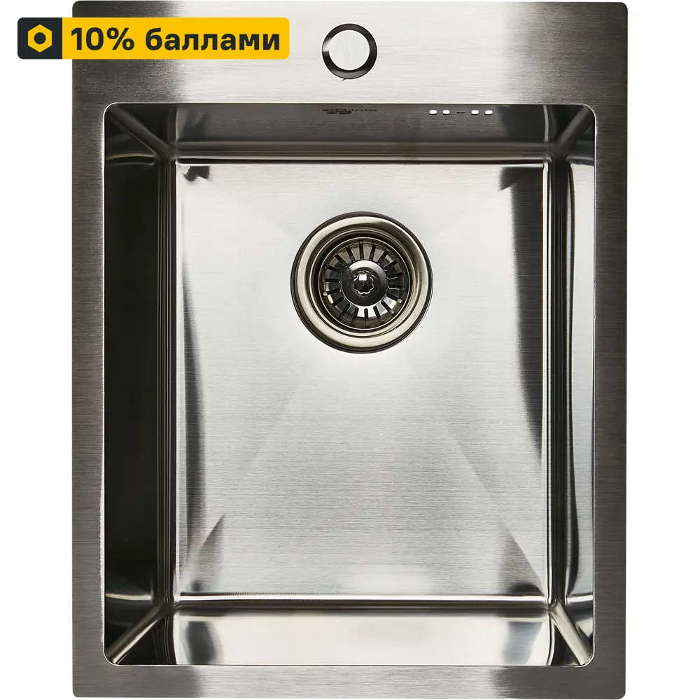 Кухонная мойка DELINIA M1SI 40×50 см - стильная врезная модель из нержавеющей стали 89337703 STLM-0873509